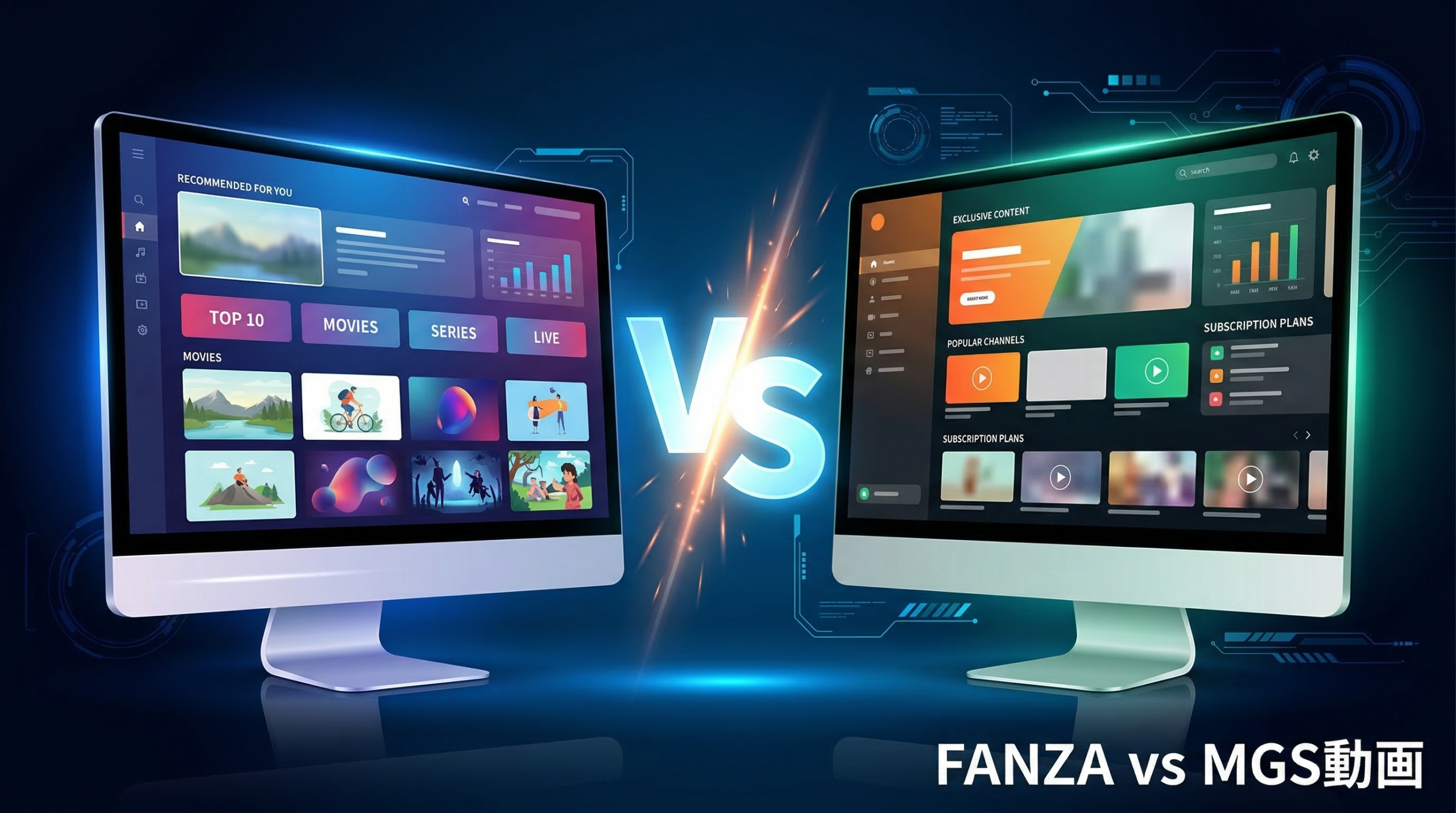 FANZA MGS動画 比較 料金 作品数 2026年版
