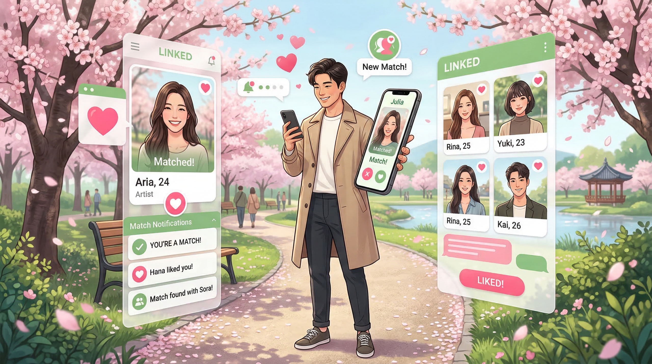 春 メンズファッション マッチングアプリ コーデ 2026年版