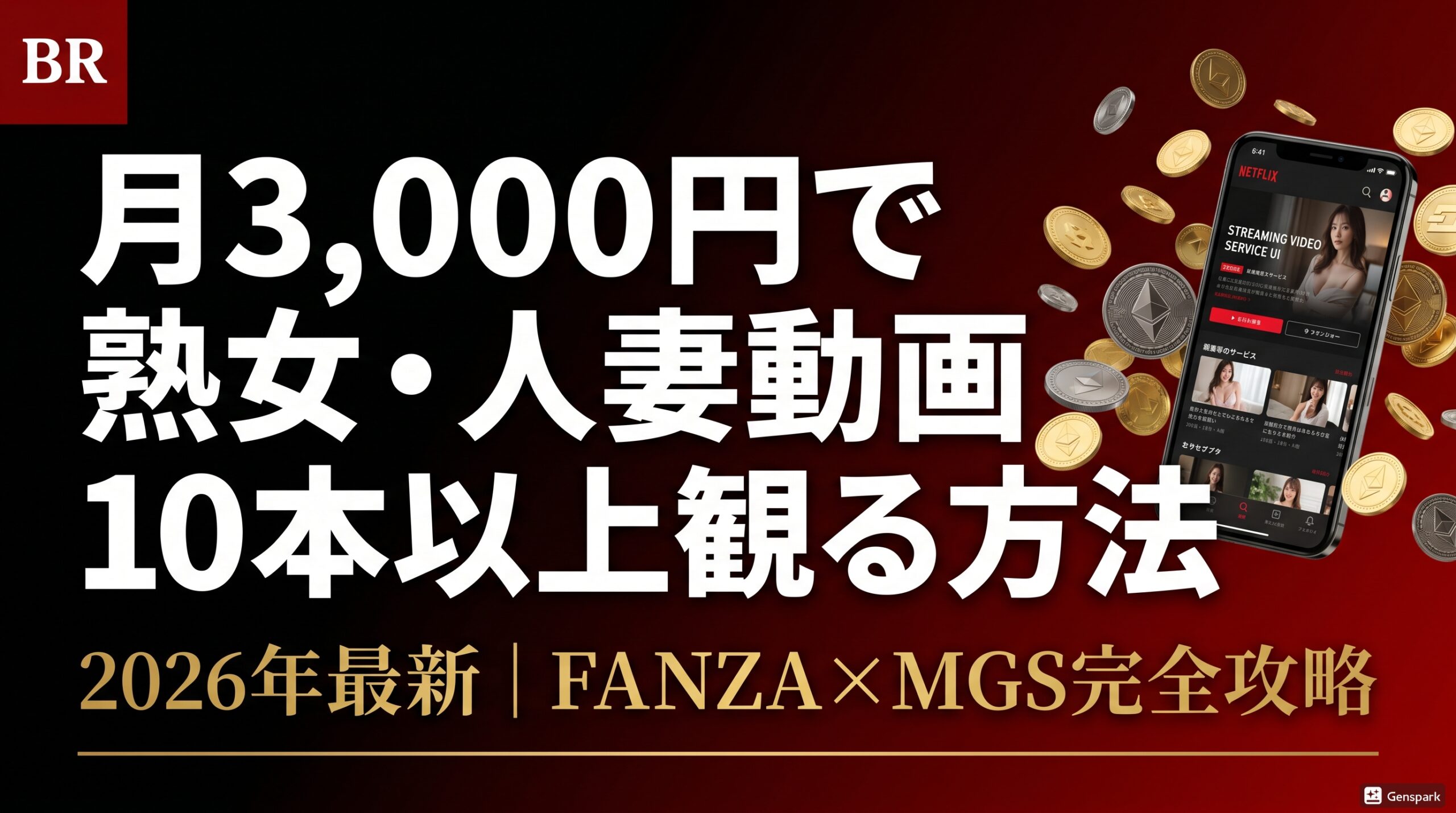 月3,000円で熟女・人妻動画を10本以上観る方法【2026年最新】FANZAセール×MGSポイント完全攻略