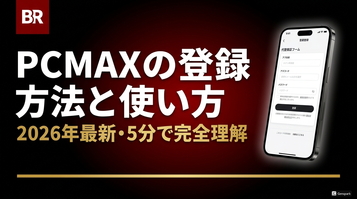 PCMAXの登録方法・使い方完全ガイド（初心者向け）