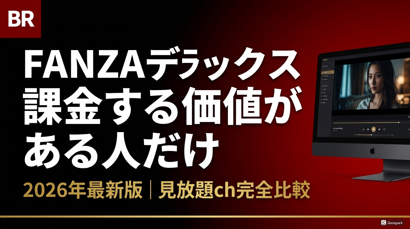 FANZAデラックス vs 見放題ch 徹底比較