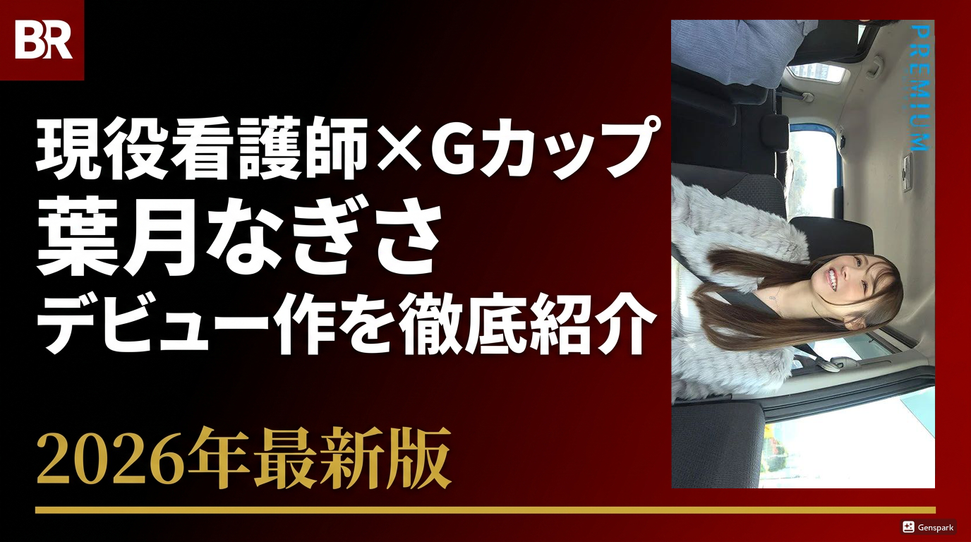 葉月なぎさ：現役看護師×Gカップ×デビュー作紹介